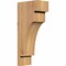 Ekena Millwork Mediterranean Smooth Corbel, Western Red Cedar, 3 1/2"W x 6"D x 14"H COR04X06X14MED00SWR - alternate 1